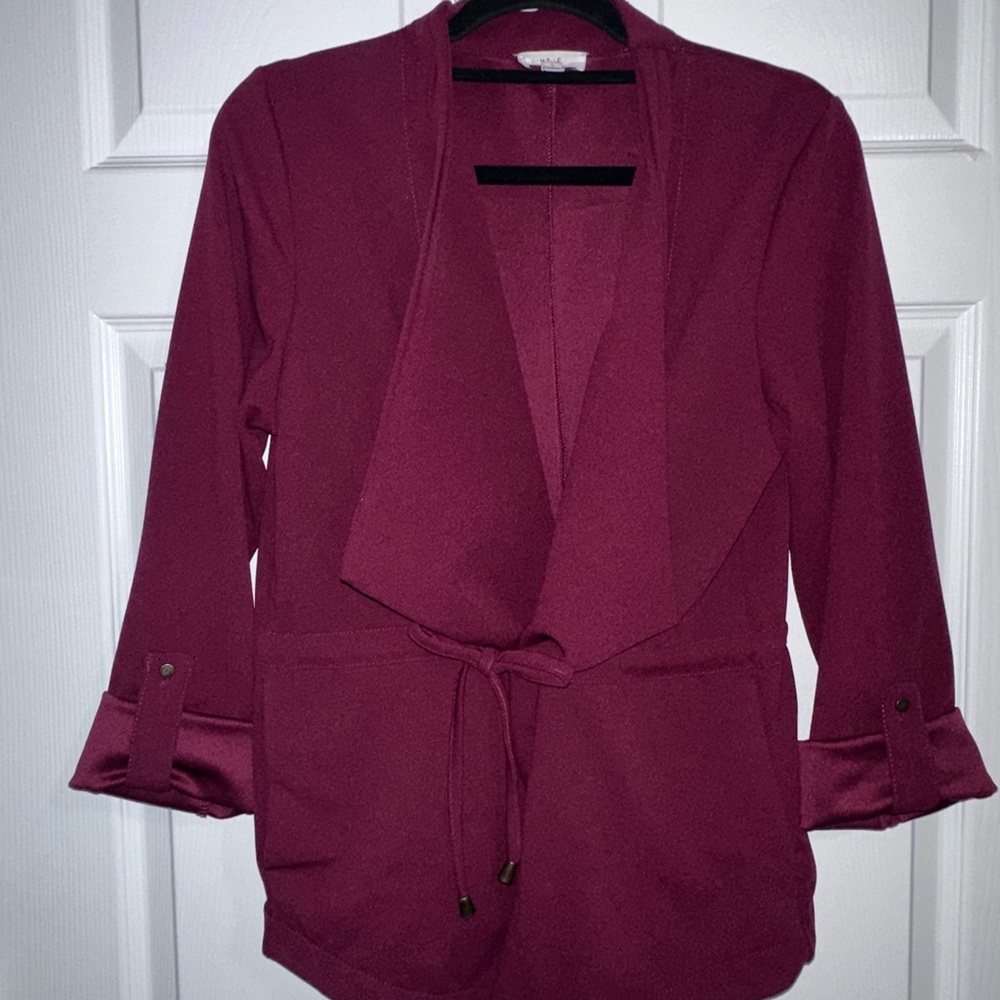 Mine Women's Wine Blazer, Size L